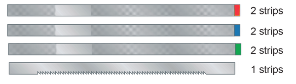 A Kit contains RR Flat Diamond Strip + Saw Blade (ASSD4)