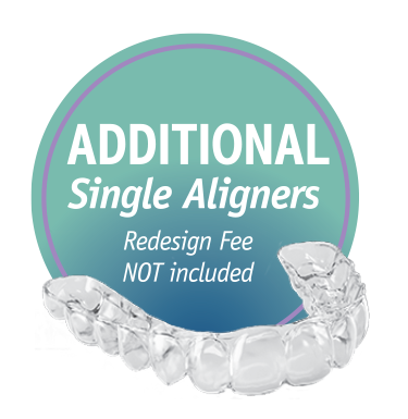 Additional Single Aligners - Redesign Fee is not included