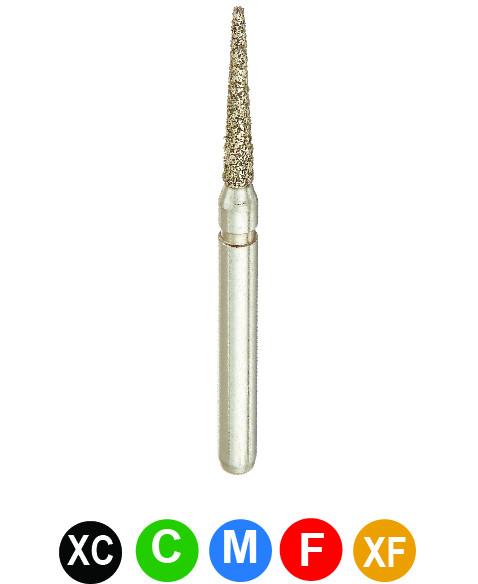 CROSSTECH Multi-Use Dental Diamond Burs - 858/014SC Super Coarse - 5 Pack