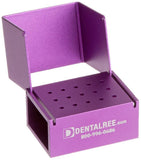 15 HP Holes Bur Block for HP Burs - PURPLE BK-600-P