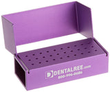 30 HP Holes Bur Block for HP Burs - PURPLE BK-700-P