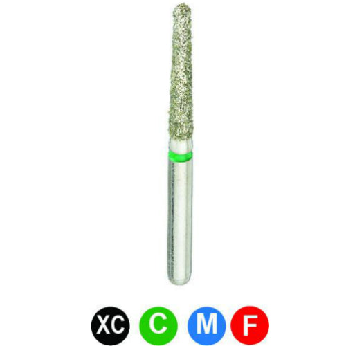 thumbnail image 2 of CROSSTECH Dental Diamond Bur 5-Pack | 850/016F Round End Taper | Fine Grit | QUALITÉ 2 of 2