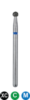 FGOSA4  801/018 Surgical Round Diamond 25mm Total Bur Length - PK5