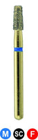 GA16RL G845KR/016  Dentalree GOLD PLATED premium multi-use Diamond Burs
