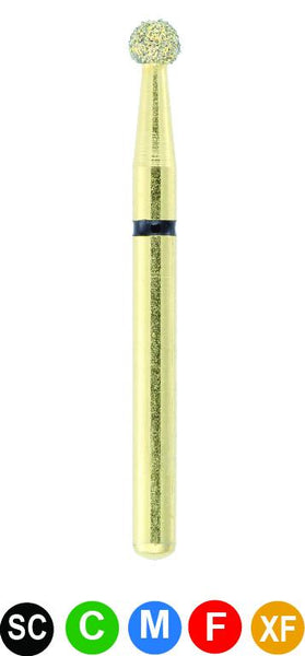 GA4 G801/018  Dentalree GOLD PLATED premium multi-use Diamond Burs