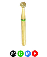 GA5 G801/021  Dentalree GOLD PLATED premium multi-use Diamond Burs