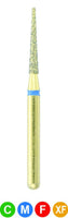 GB7S G858/012  Dentalree GOLD PLATED premium multi-use Diamond Burs