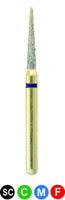 GB7 G858/014  Dentalree GOLD PLATED premium multi-use Diamond Burs