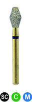 GC13 G811/032  Dentalree GOLD PLATED premium multi-use Diamond Burs