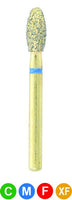 GC15R G379/023  Dentalree GOLD PLATED premium multi-use Diamond Burs