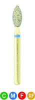 GC15 G368/023  Dentalree GOLD PLATED premium multi-use Diamond Burs