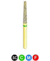 GC2 G848/016 Dentalree GOLD PLATED premium multi-use Diamond Burs