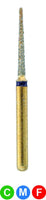GC6 G859/012  Dentalree GOLD PLATED premium multi-use Diamond Burs