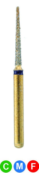 GC6 G859/012  Dentalree GOLD PLATED premium multi-use Diamond Burs