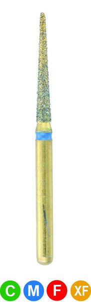 GC7S G859/014  Dentalree GOLD PLATED premium multi-use Diamond Burs
