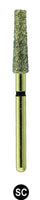 GD9 G848/023 Dentalree GOLD PLATED Premium multi-use diamond burs.