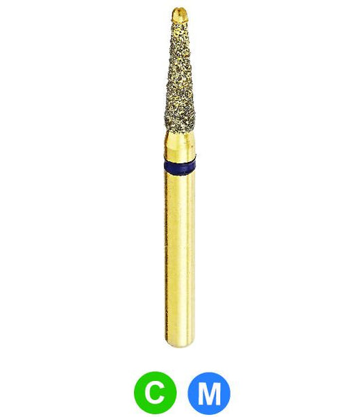  GN1 G857/016  Dentalree GOLD PLATED premium multi-use Diamond Burs 