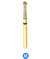 GN3 G802L/018 Dentalree GOLD PLATED premium multi-use Diamond Burs 