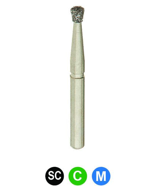 Dentalree Multi-Use Diamond Burs SHORT SHANK S805/014