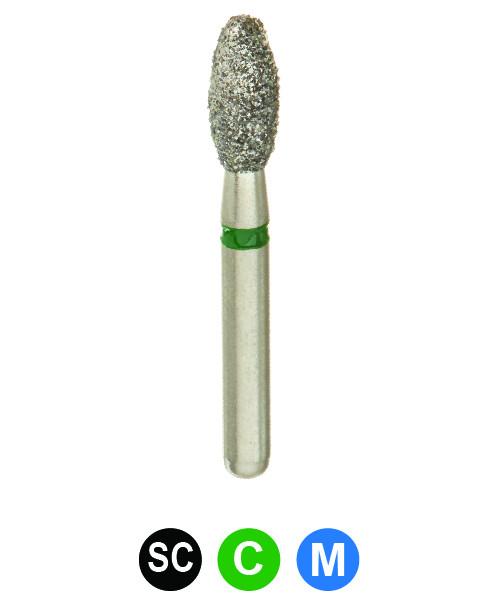 Dentalree Multi-Use Diamond Burs SHORT SHANK S379/023