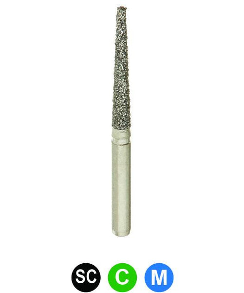 Dentalree Multi-Use Diamond Burs SHORT SHANK S848/014