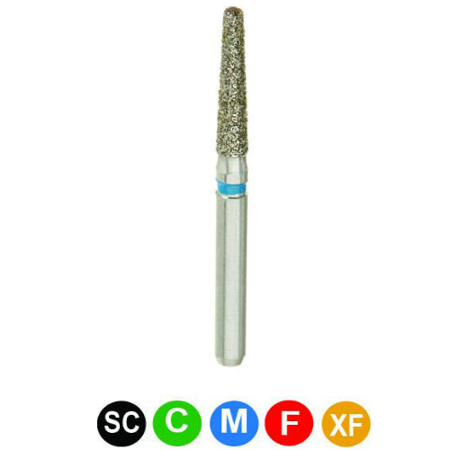 CROSSTECH MultiUse Dental Diamond Burs – 836/014F Flat Cyl, Fine Grit, 5-Pack By QUALITÉ - View #3