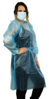 Isolation Gown - Half-Coated Level 2 with Knit Cuffs - Size XXL - BOGO