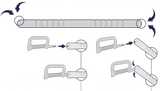Handle for RR IPR Strips - (RRHDL) Pack of 1